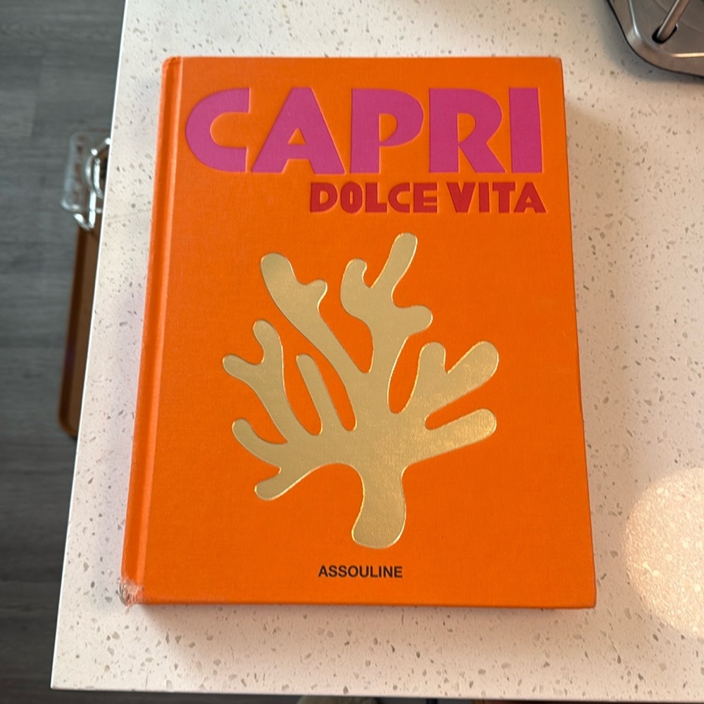Assouline Capri Vibrant Orange Book - Picture 6 of 9